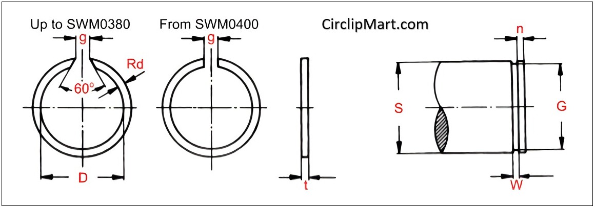 SWM轴用滚针轴承 挡圈