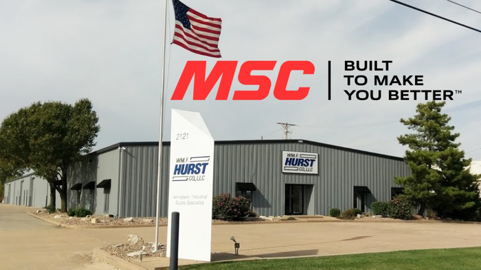 MSC工业公司收购金属加工和MRO分销商WM. F. Hurst