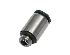 Push-to-Connect Tube Fitting for Air 推入式气动接头替代品，过渡接头，5/32"转10-32接头，Adapter, for 5/32" Tube OD x 10-3